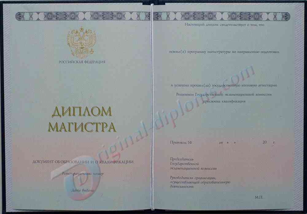Диплом магистра 2014-2026